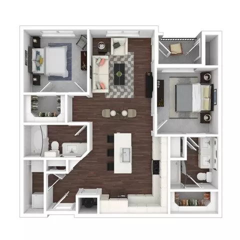 Unit 1408 1408 floor plan
