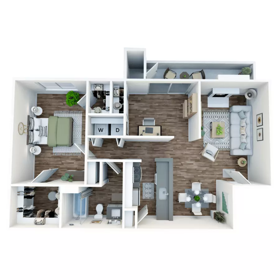 Unit 1207 307 floor plan