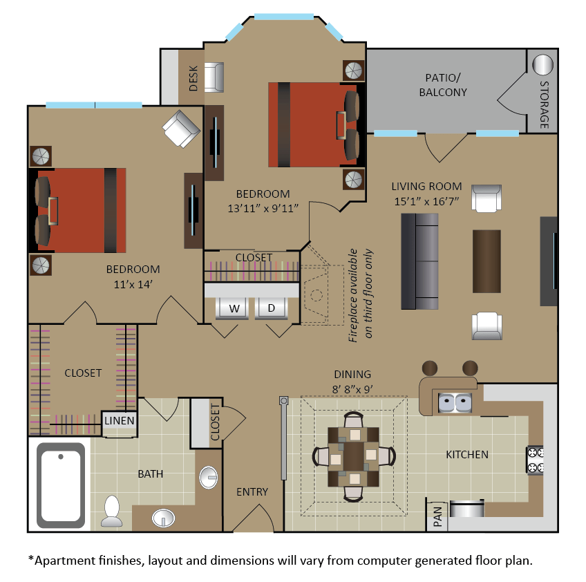 Unit 01110 01110 floor plan