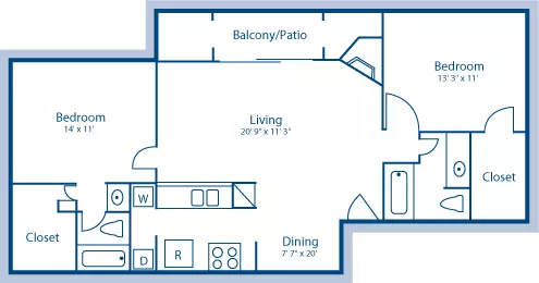 Unit 1031 1031 floor plan