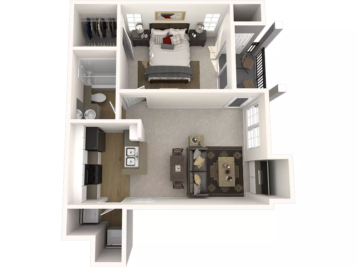 Unit 713 325 floor plan