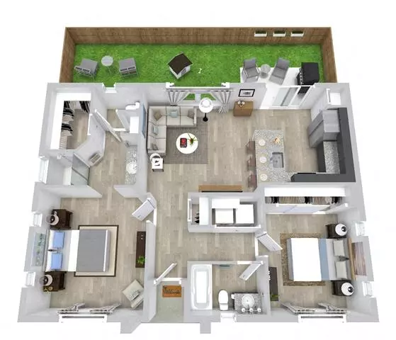 The Retreat 614 floor plan