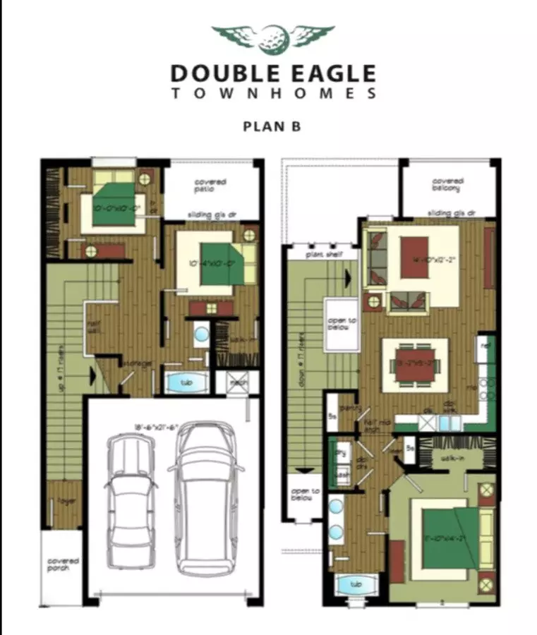 3 Beds • 2 Bath 802 floor plan