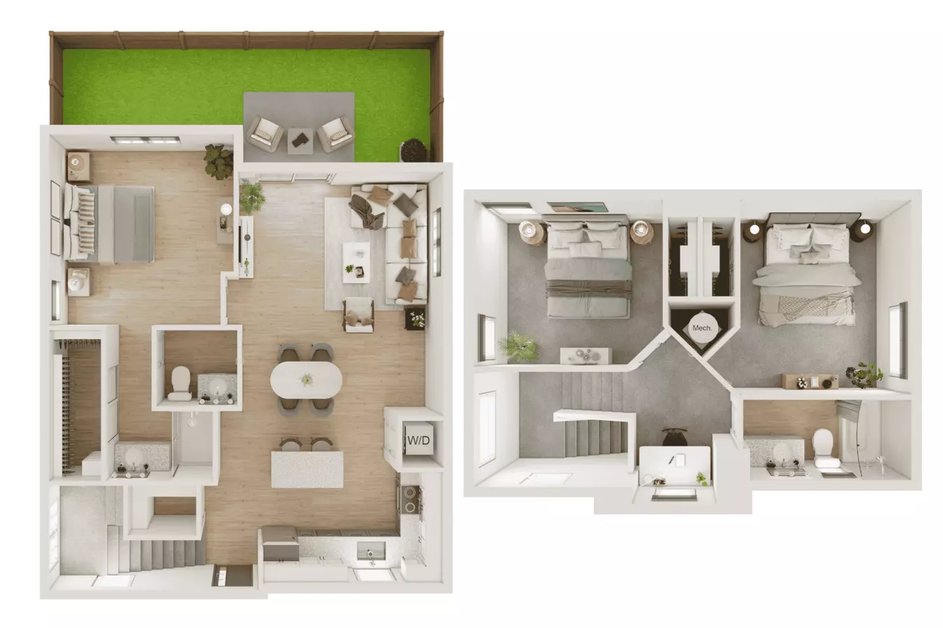 3 Beds • 2 Bath 38 floor plan