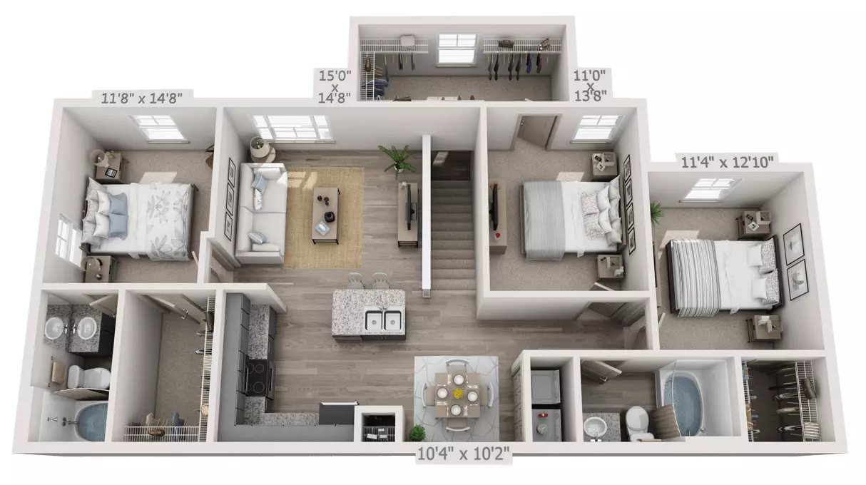 Unit 1313 1313 floor plan
