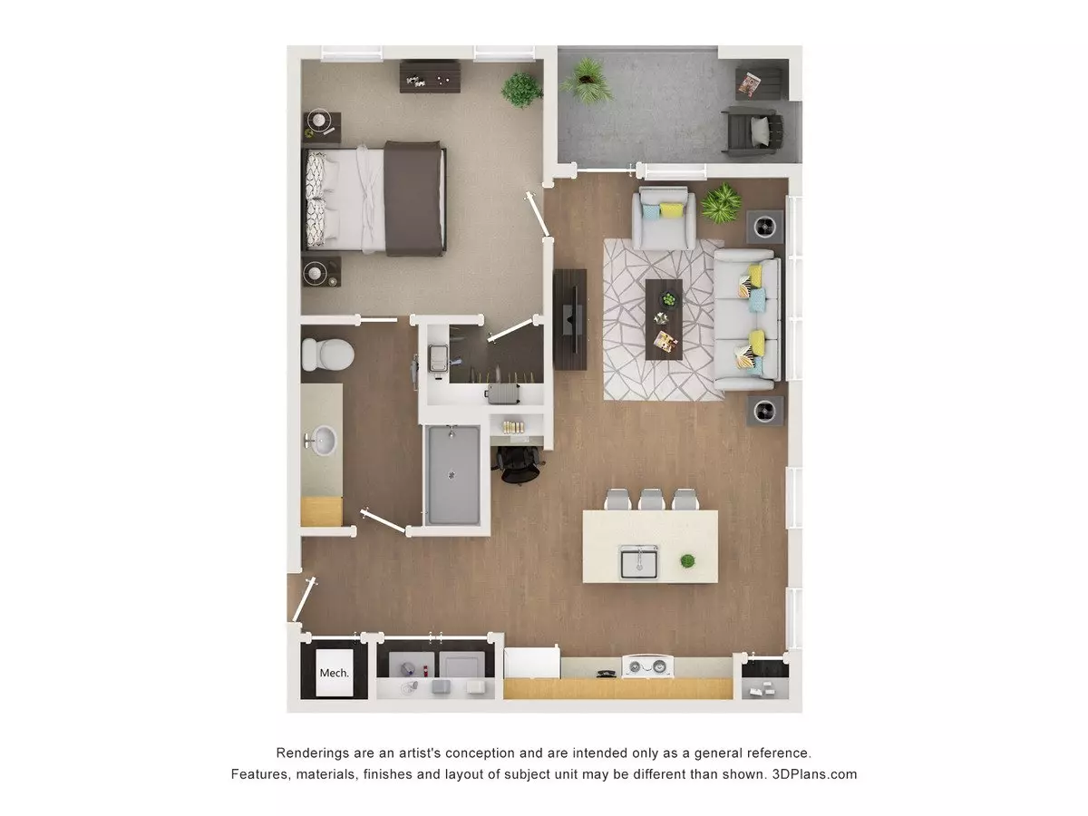 Unit 3107 8307 floor plan