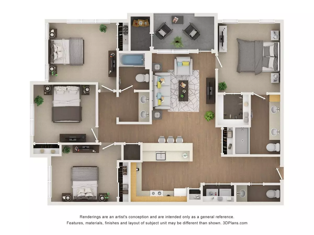 Unit 4208 4208 floor plan
