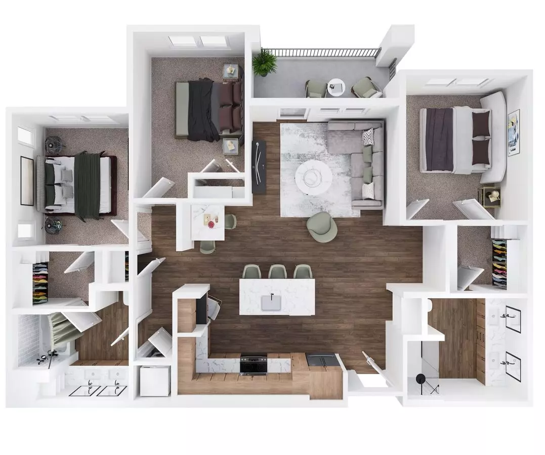 Unit 3208 3208 floor plan