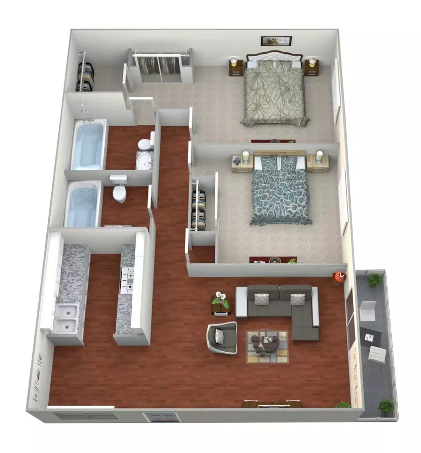 Plan A X floor plan