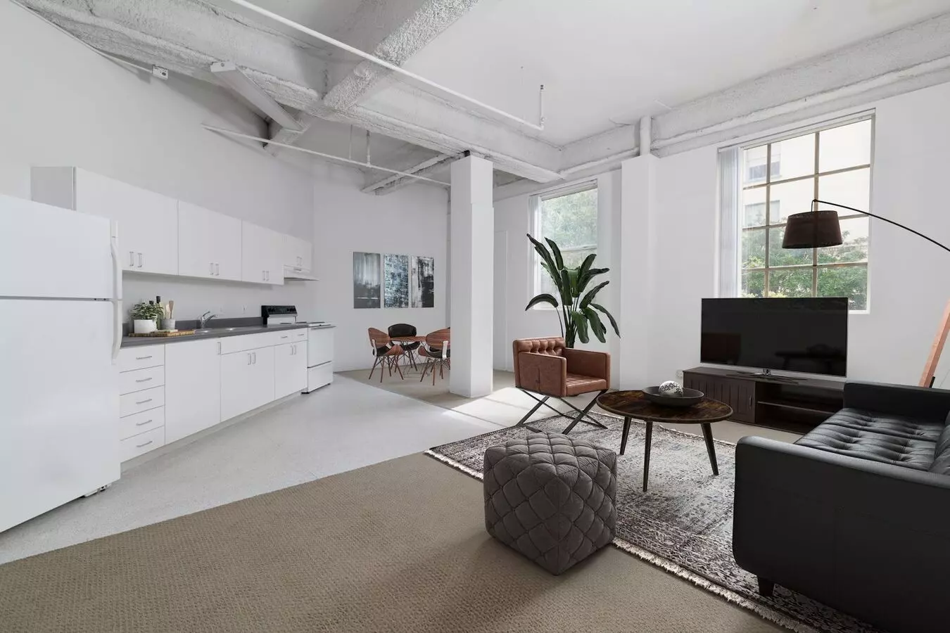 1 Bed • 1 Bath Lofts floor plan