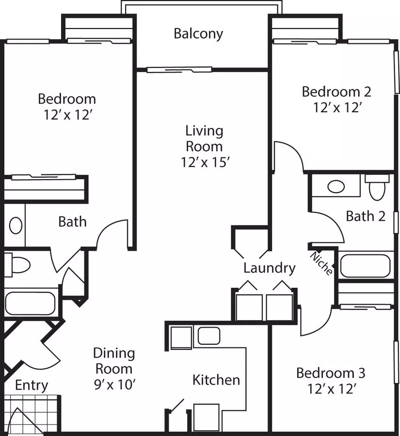 Unit 4208 4208 floor plan