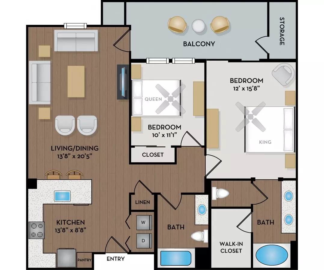 Unit 340 340 floor plan