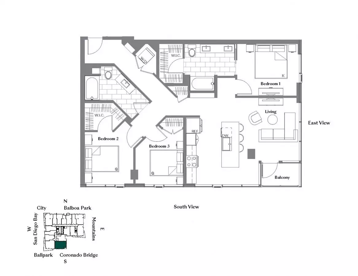 Unit 1816 1816 floor plan