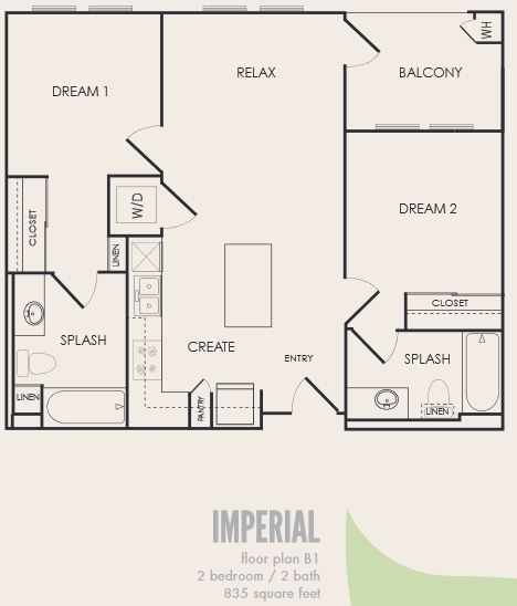Unit - - floor plan
