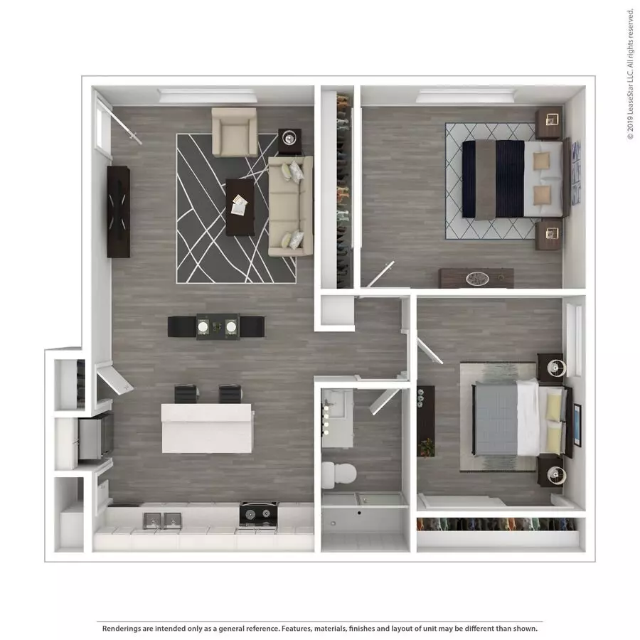2 Bedroom 4085-32 floor plan