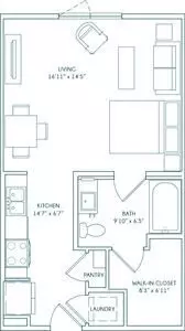 Unit 105 105 floor plan