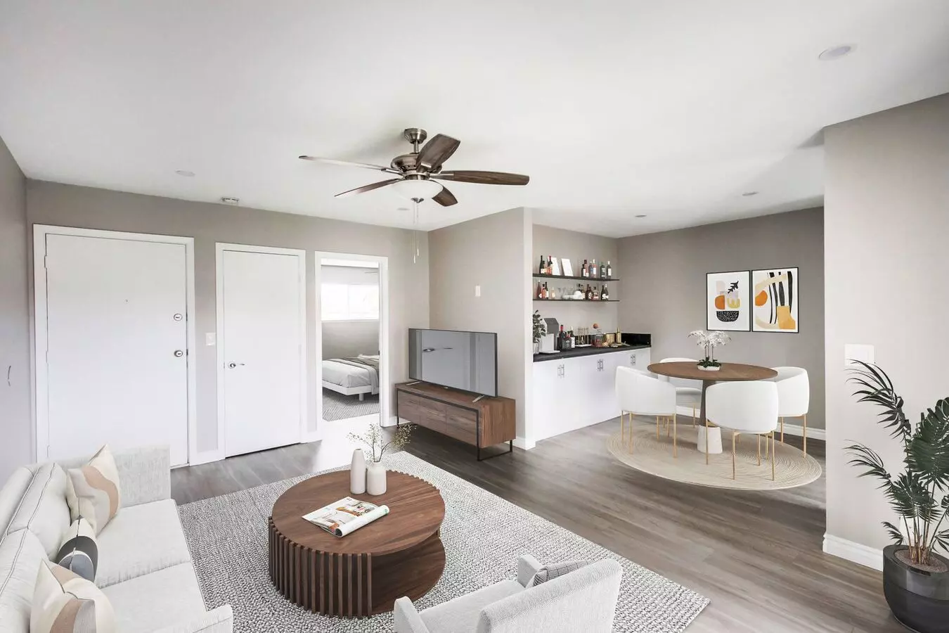 1 Bed • 1 Bath 118 floor plan