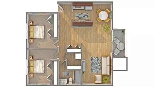 Unit H-2 H-2 floor plan
