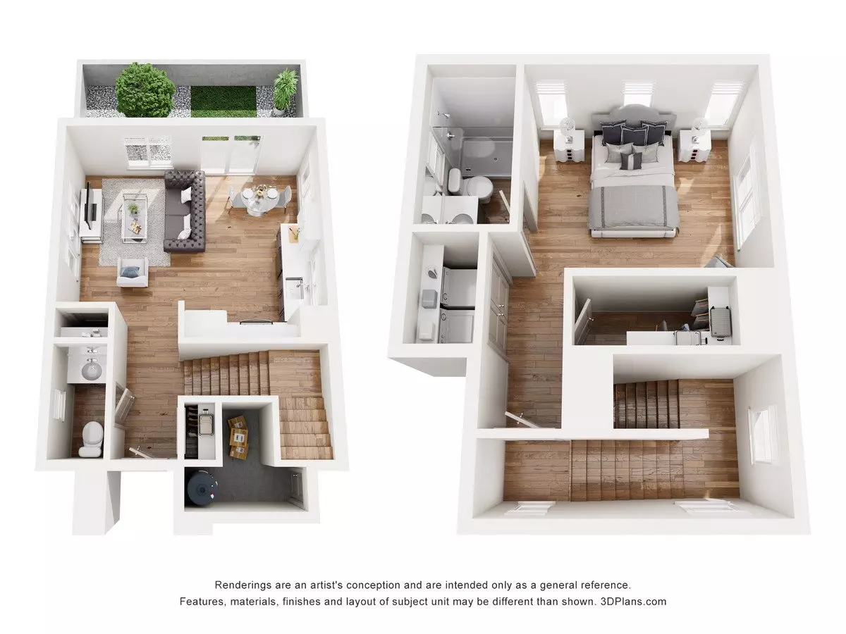1 Bed • 1 Bath 704 floor plan
