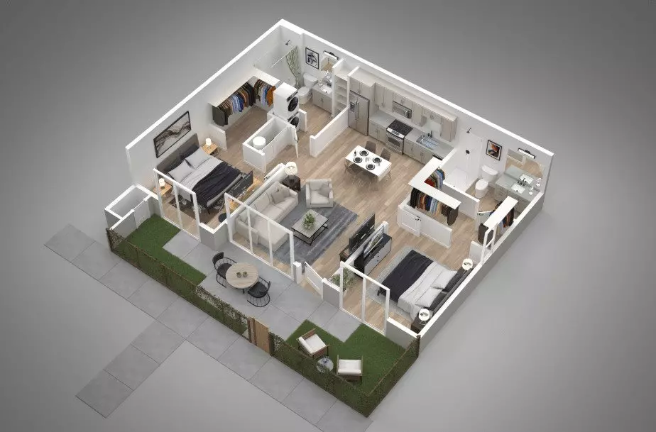 Unit 1326 1326 floor plan
