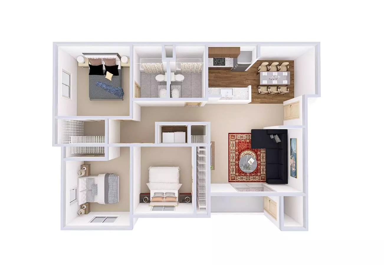 Unit F201 F201 floor plan