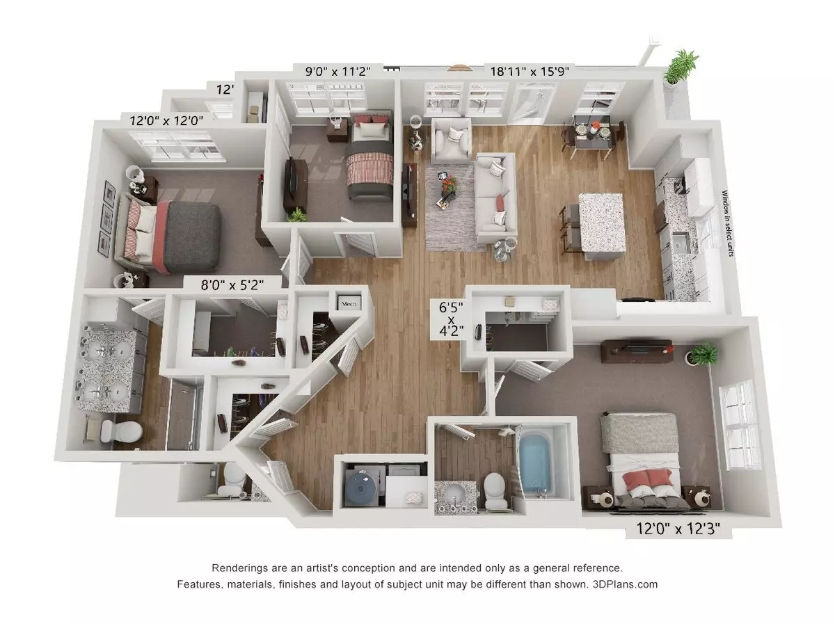Unit 341 131 floor plan