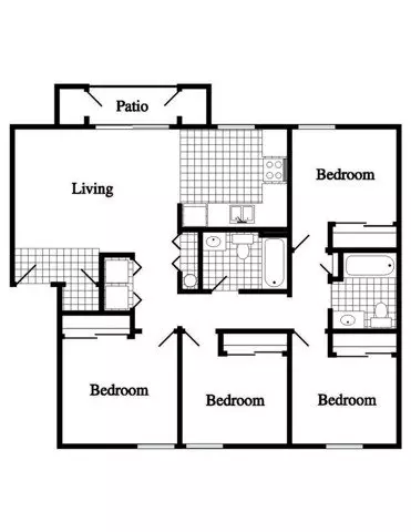 Unit DV-6-114 DV-6-114 floor plan