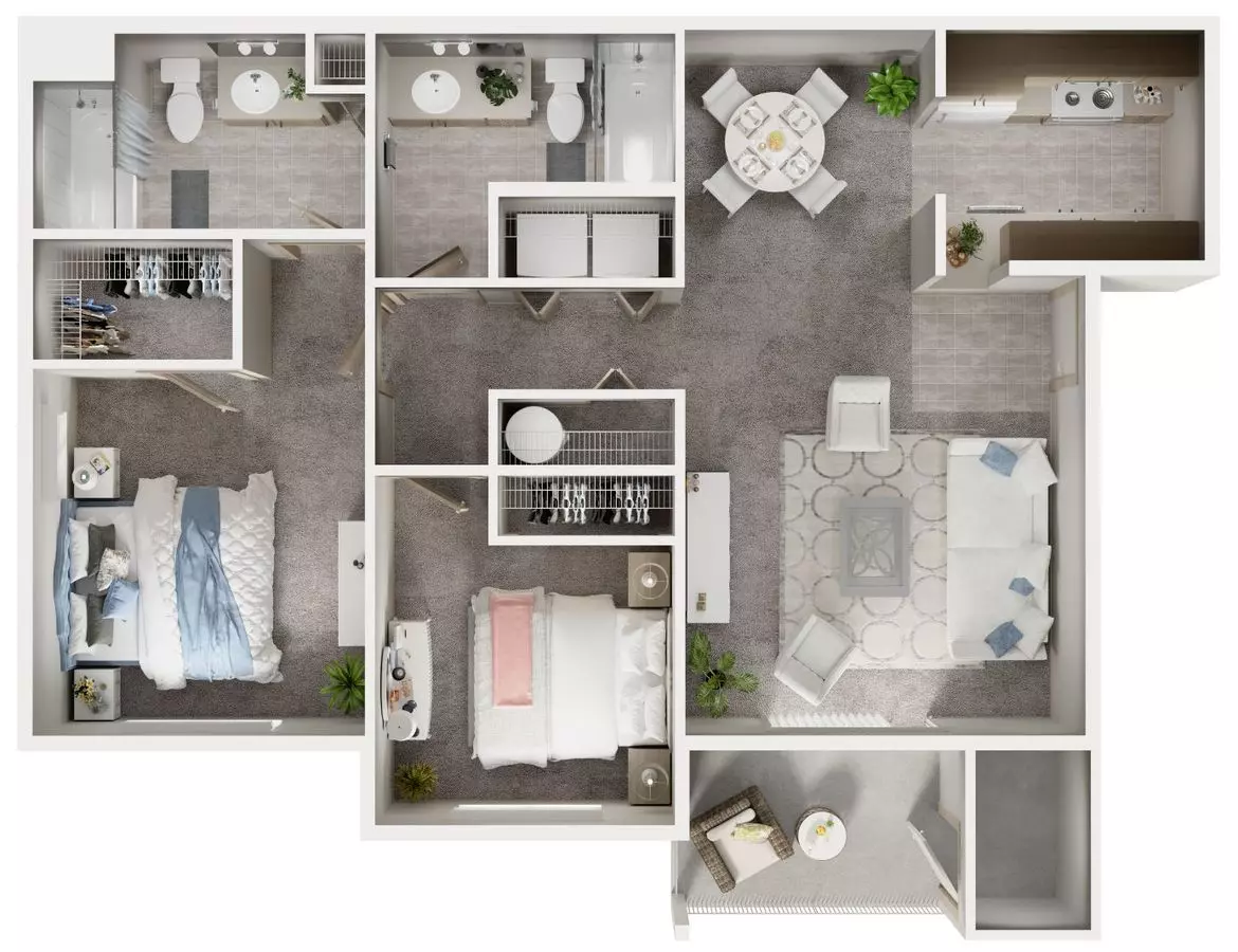Unit A301 E103 floor plan