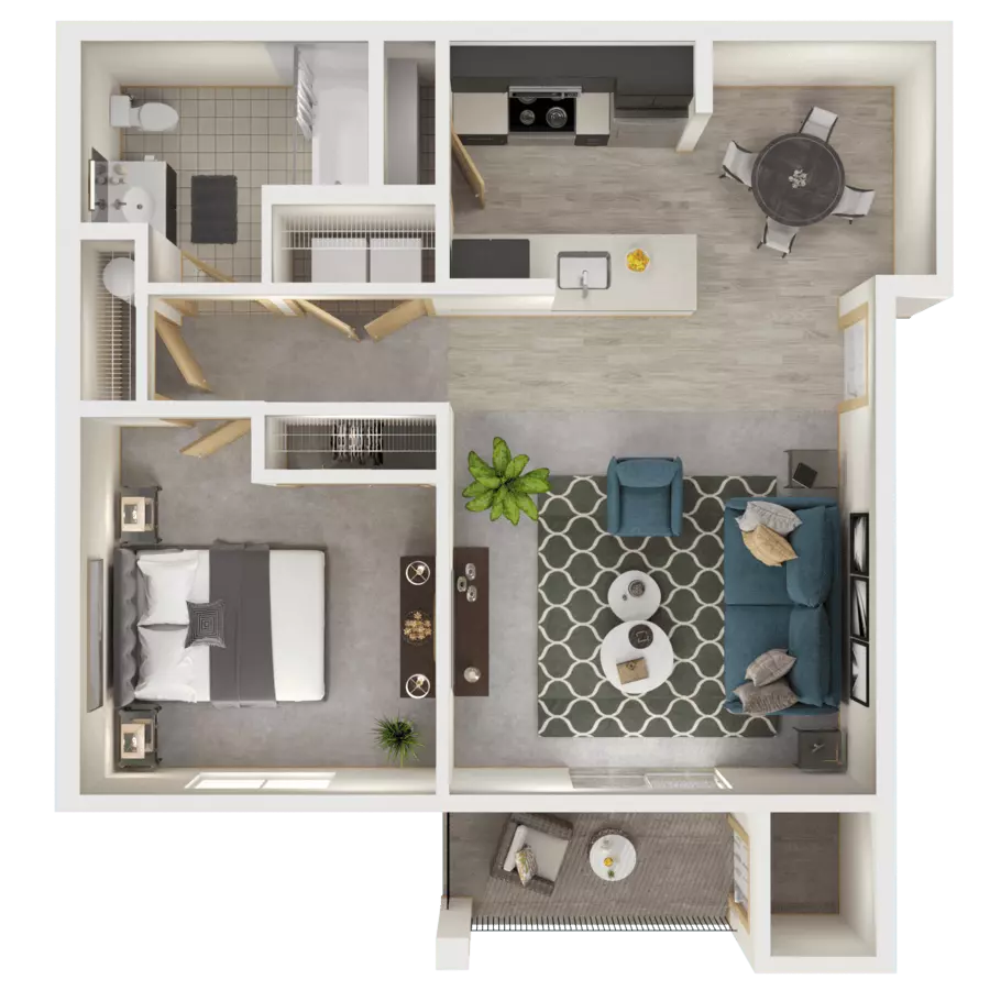 Unit E403 E403 floor plan