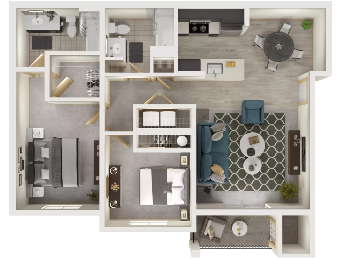 Unit F304 F304 floor plan