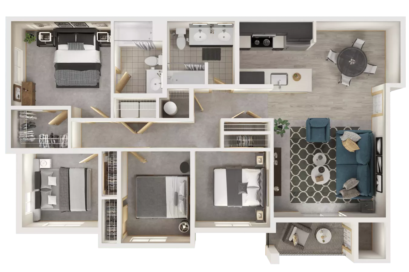 Unit F402 F402 floor plan