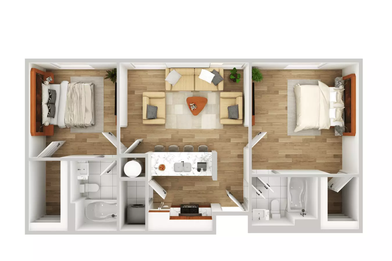 Unit 10C 10C floor plan