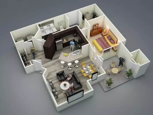 Unit 2133 3026 floor plan