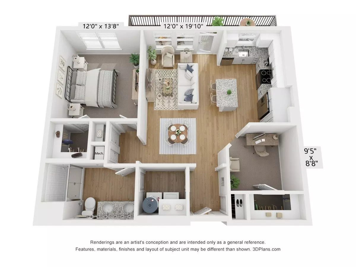 A4 - Opal 7408 7408 floor plan