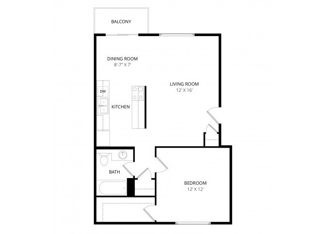 Unit D102 N14 floor plan