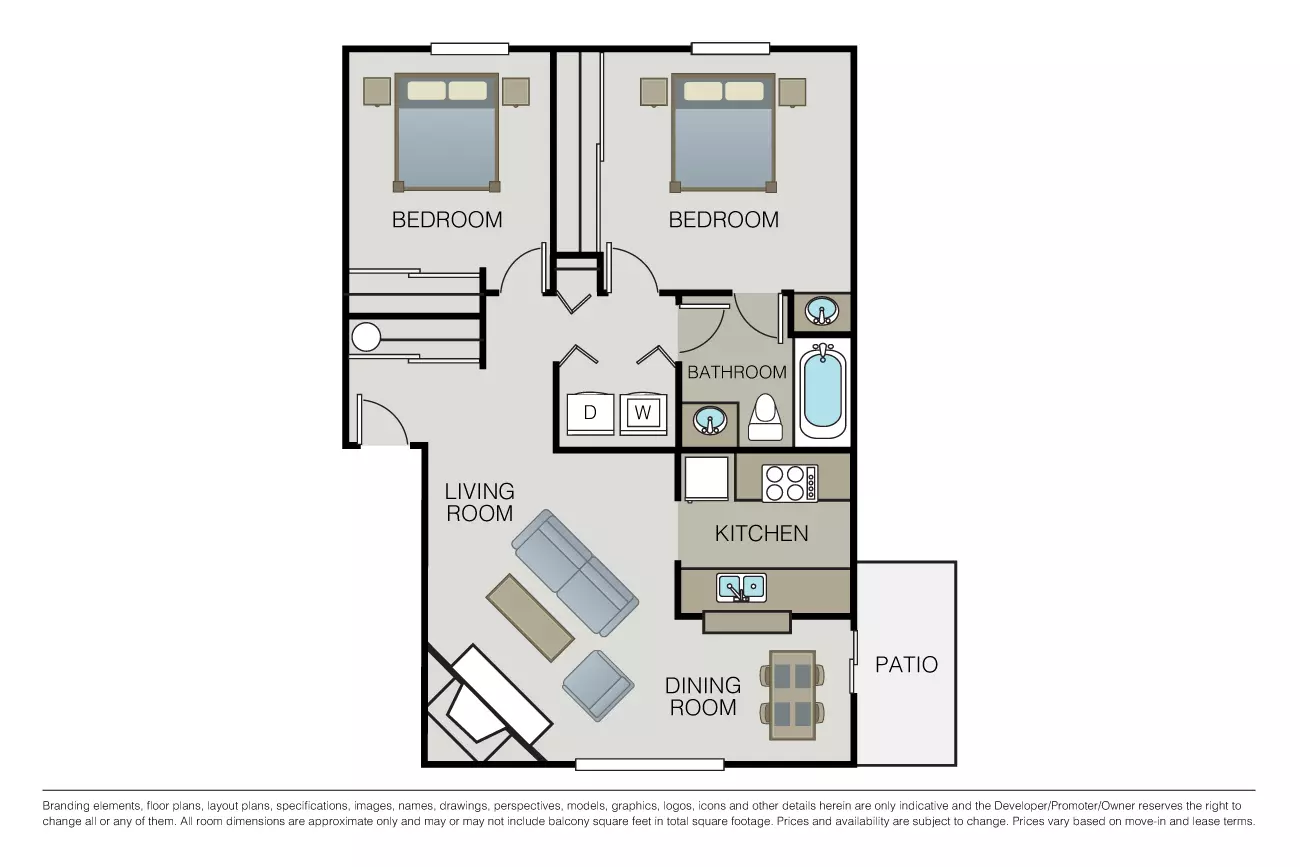Unit 1B-204 1B-204 floor plan