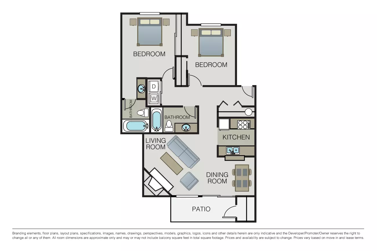 Unit 1R-235 1O-129 floor plan