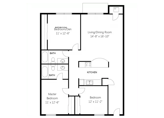 Unit 4604 4604 floor plan