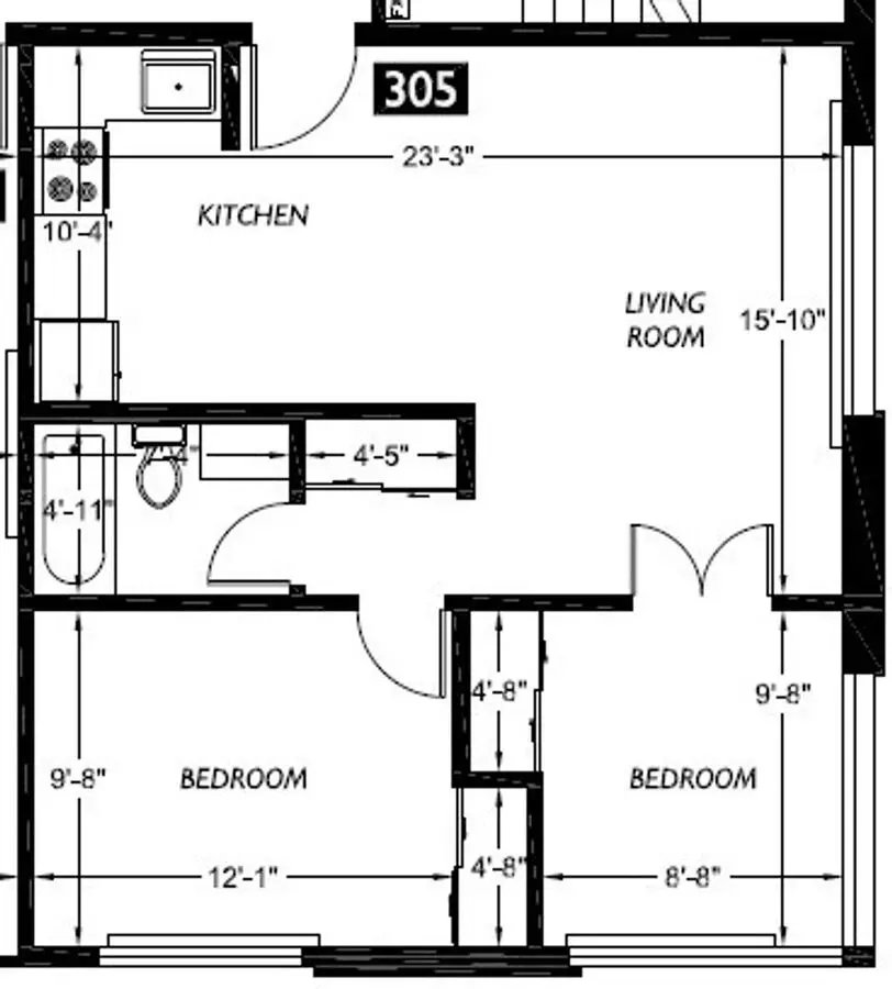 Unit 201 201 floor plan