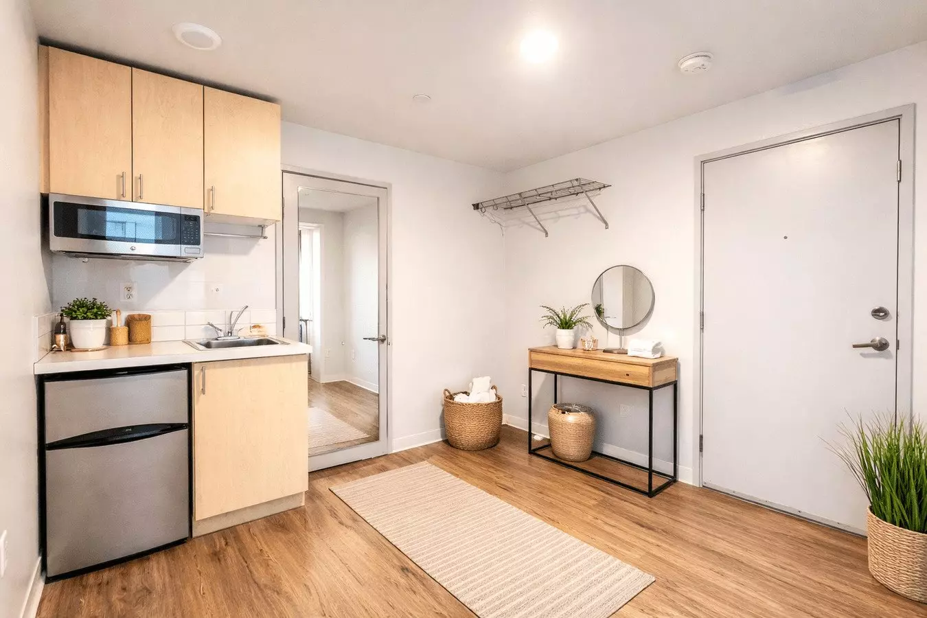 0BR/1BA floor plan