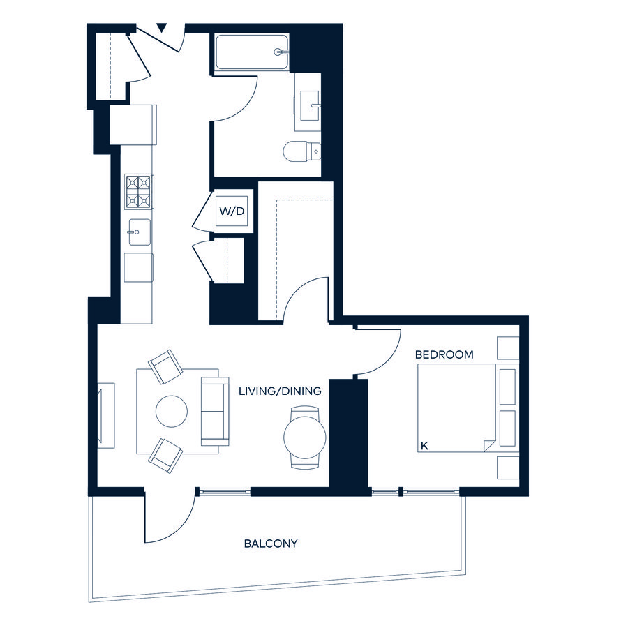 Unit 829 1325 floor plan