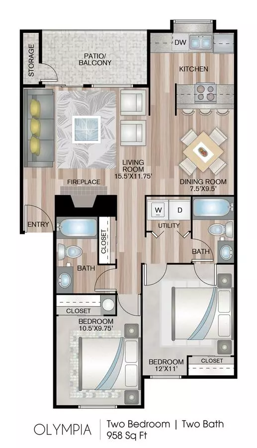 Unit Z204 Z204 floor plan