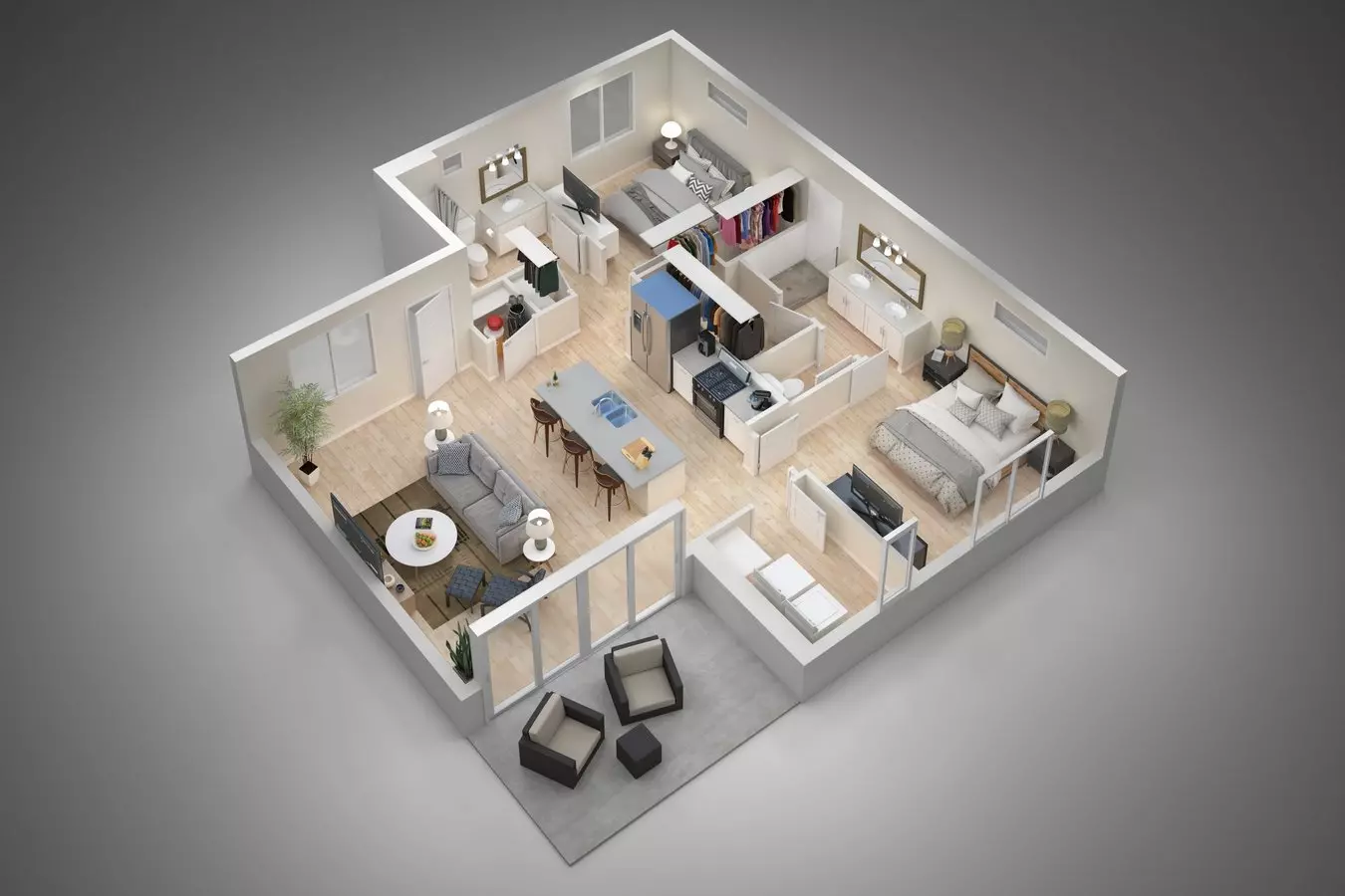 Unit 1060 1026 floor plan