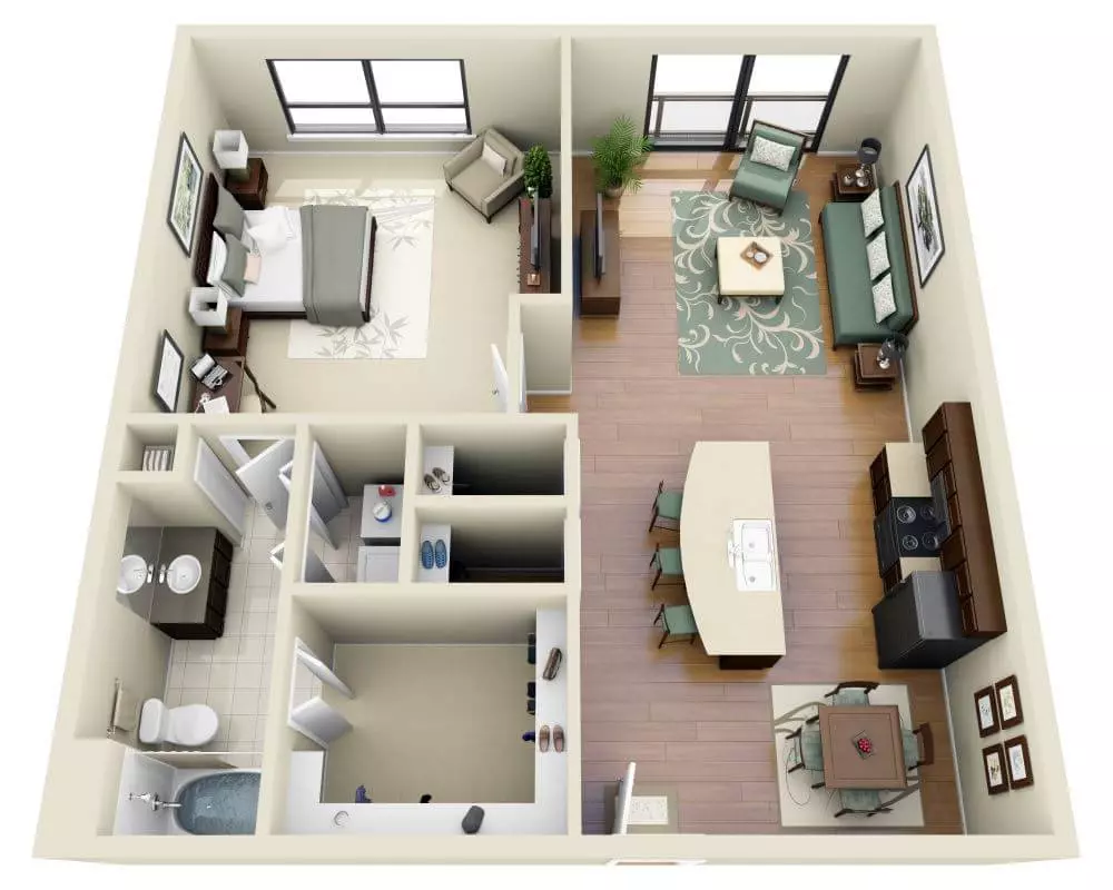 Unit 4317 4317 floor plan