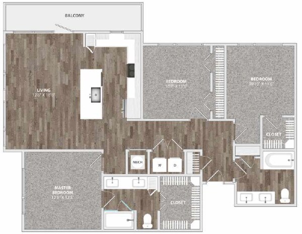 Unit 3310 1327 floor plan