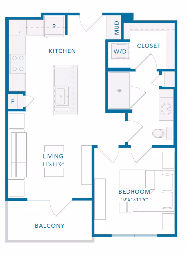 Unit 1459 1459 floor plan