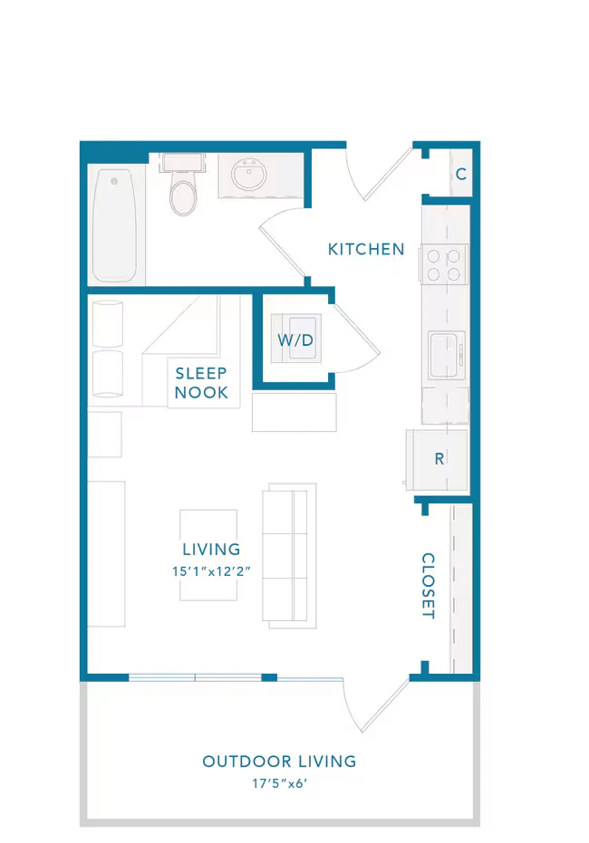 EF1 1222 floor plan