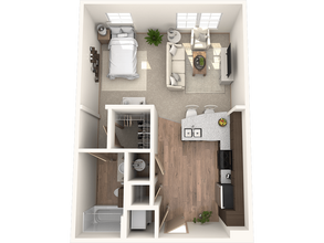 A1-Studio 2408 floor plan