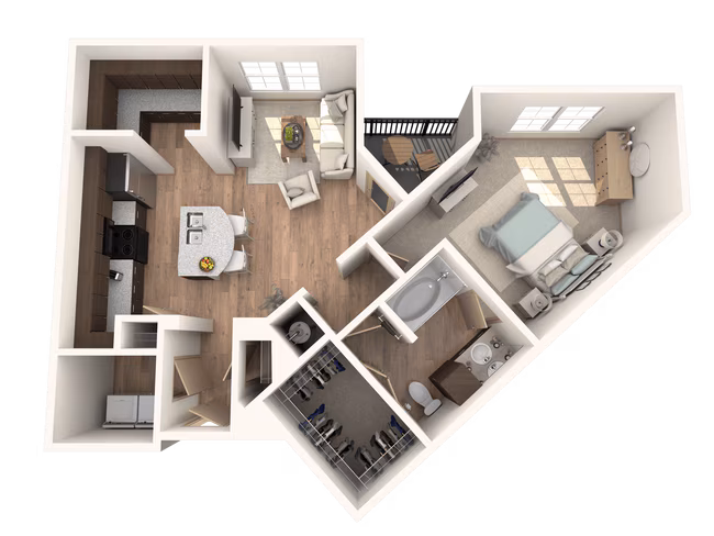 Unit 1208 1208 floor plan