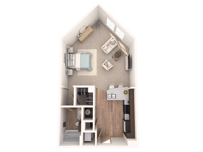 A3-Studio 2407 floor plan